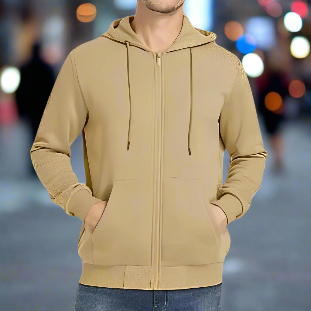 Men - Fleece Hoodie - Warm & Cozy Fabric - Perfect for Cold Weather Comfort