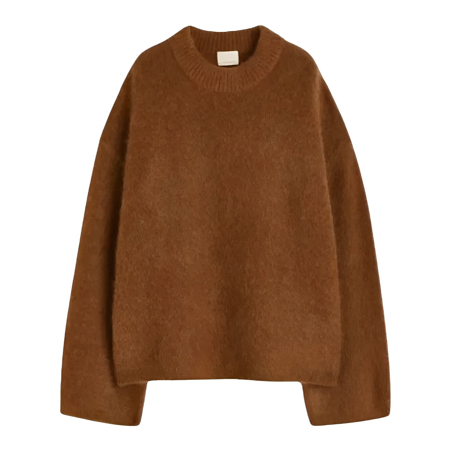 Women’s - Oversized Knitted Jumper - Casual Lightweight Knitwear - Cozy Everyday Style