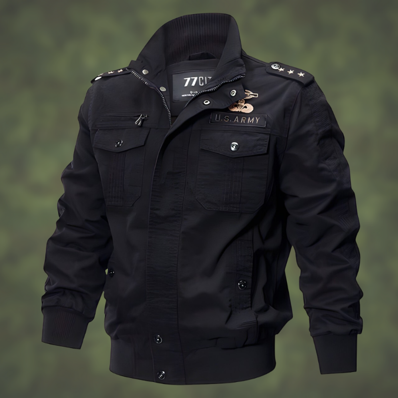 Military bomber jacket