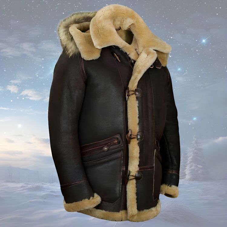 Warm sheepskin jacket