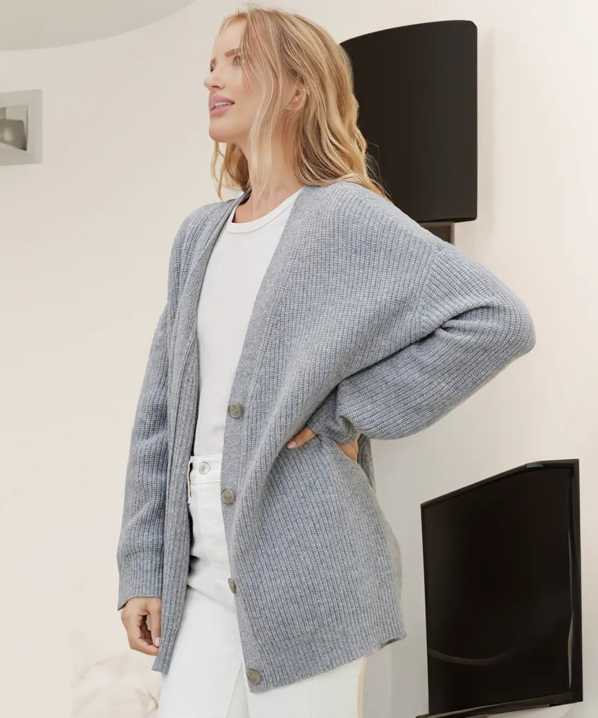 Women - Cashmere Cardigan - Luxurious Soft Material - Cozy and Stylish Knitwear