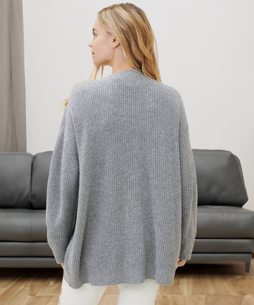 Casual cocoon cardigan