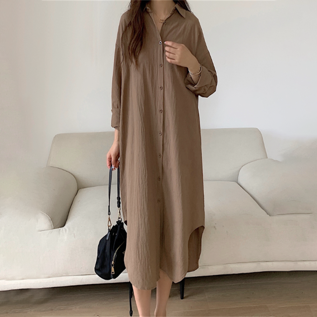 Long shirt dress for stylish comfort