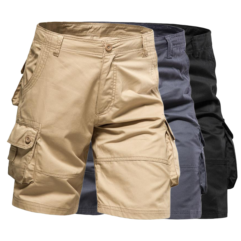 Breathable cargo shorts