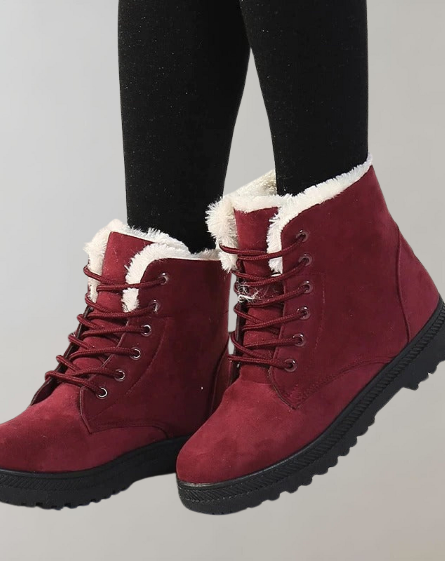 Women - Ankle Boots - Warm & Cozy - Comfortable Winter Footwear for Cold Weather