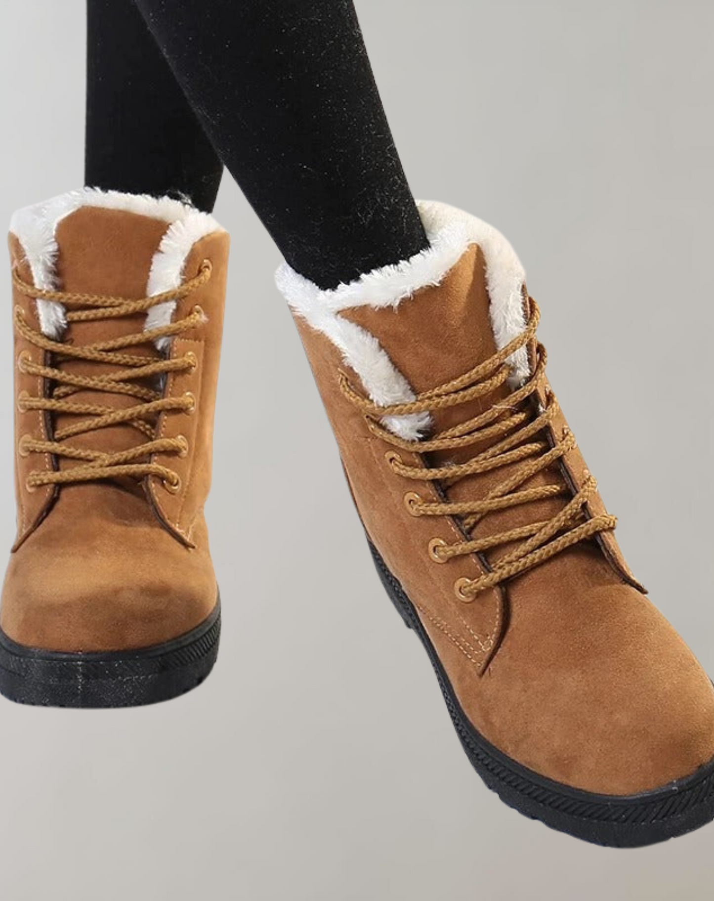 Women - Ankle Boots - Warm & Cozy - Comfortable Winter Footwear for Cold Weather