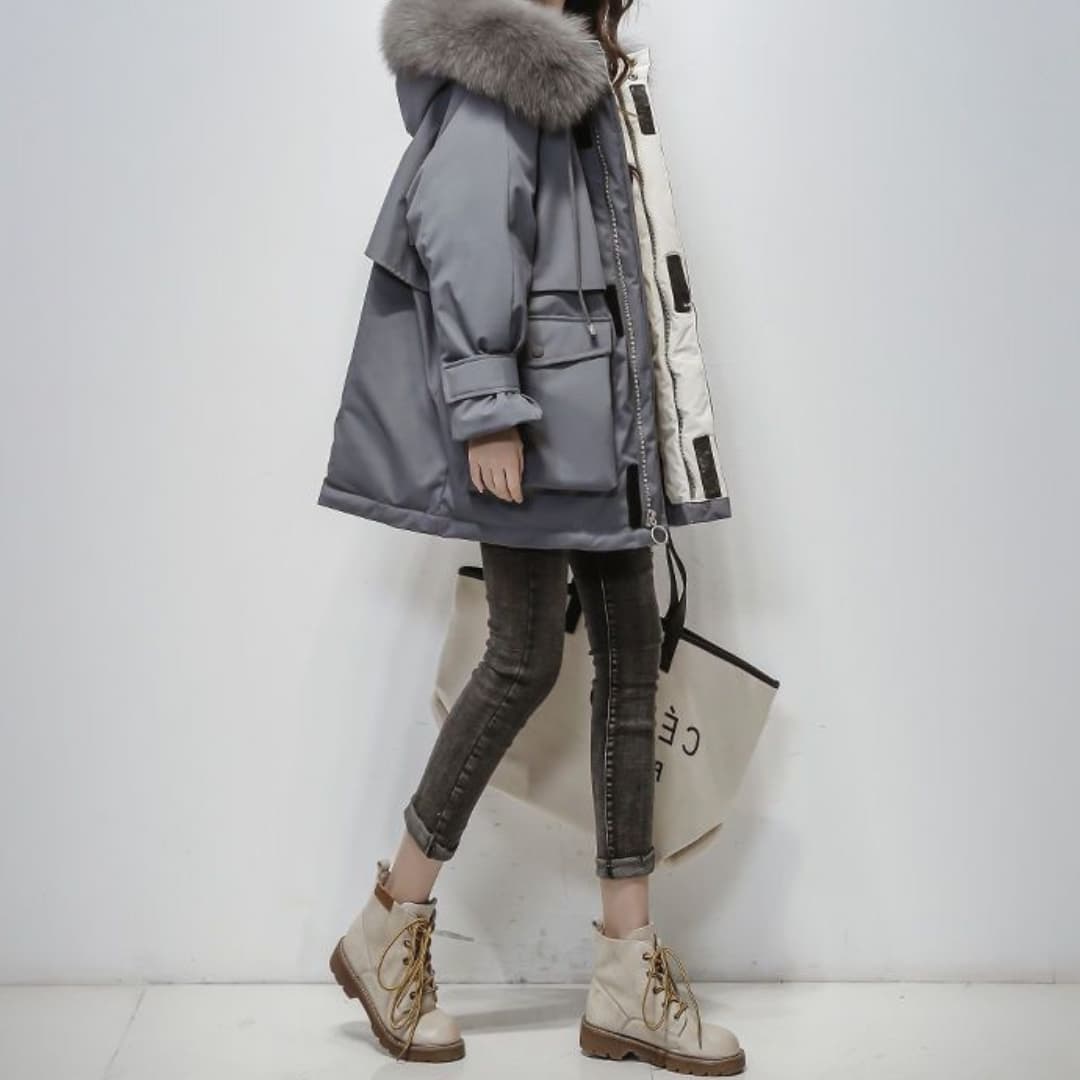 Luxurious parka for women