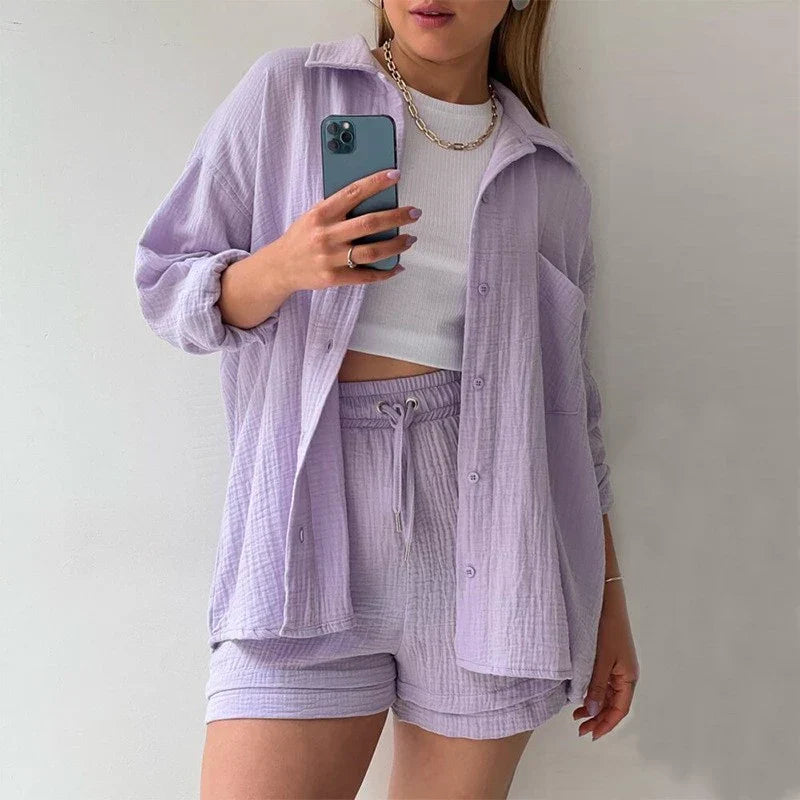 Women's Casual Long Sleeve Set