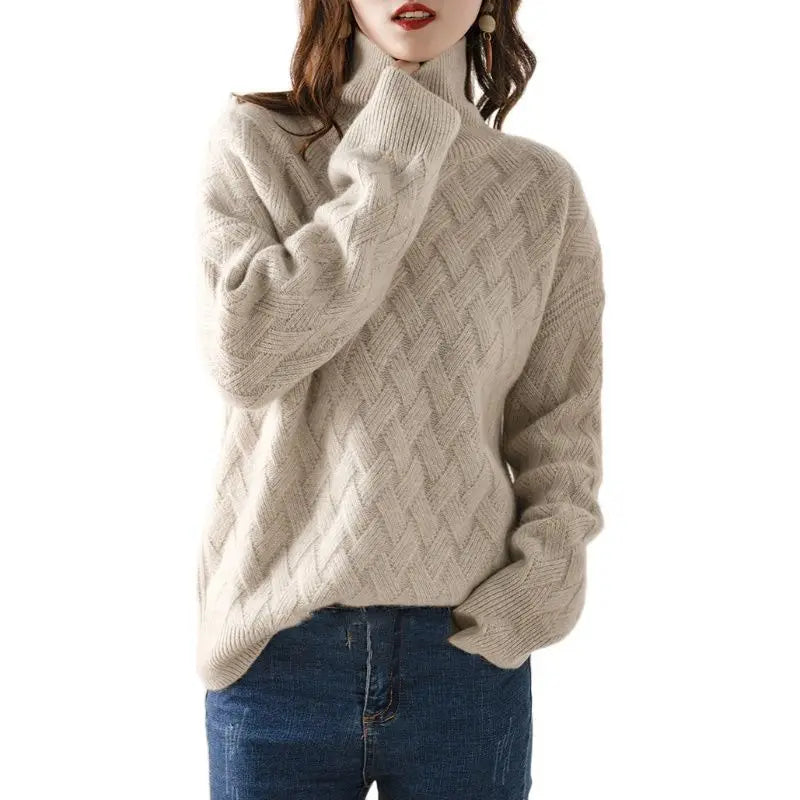 Elegant, chic cashmere sweater