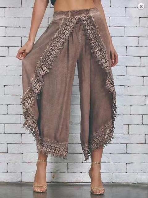 Ladies' lace trousers