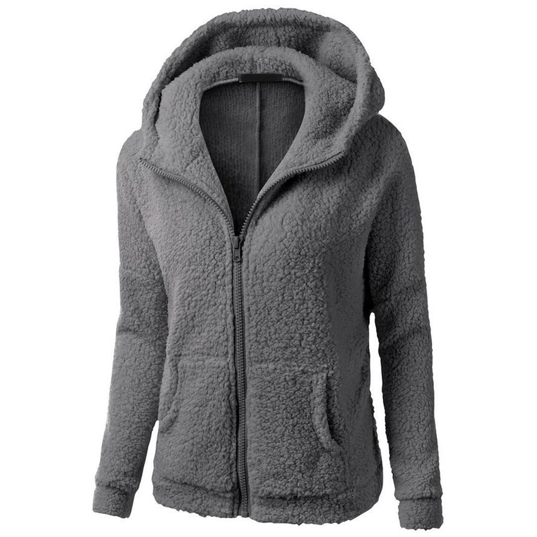 Elegant hooded jacket for winter