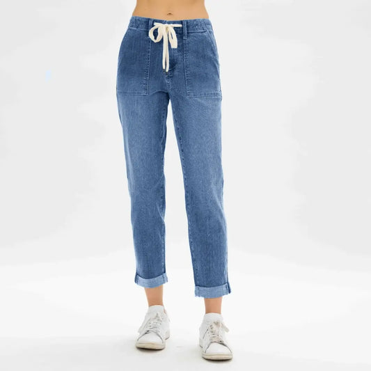 Flexible jeans trousers