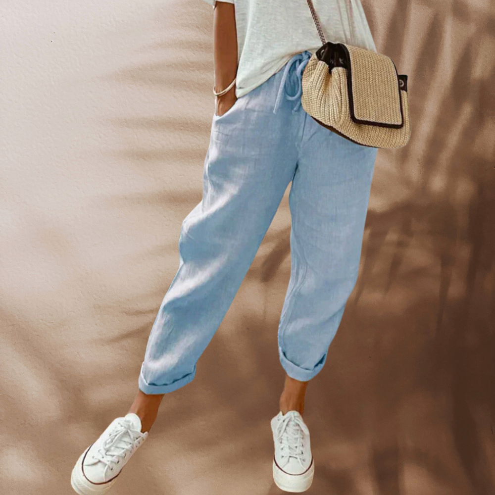 Casual and stylish linen trousers