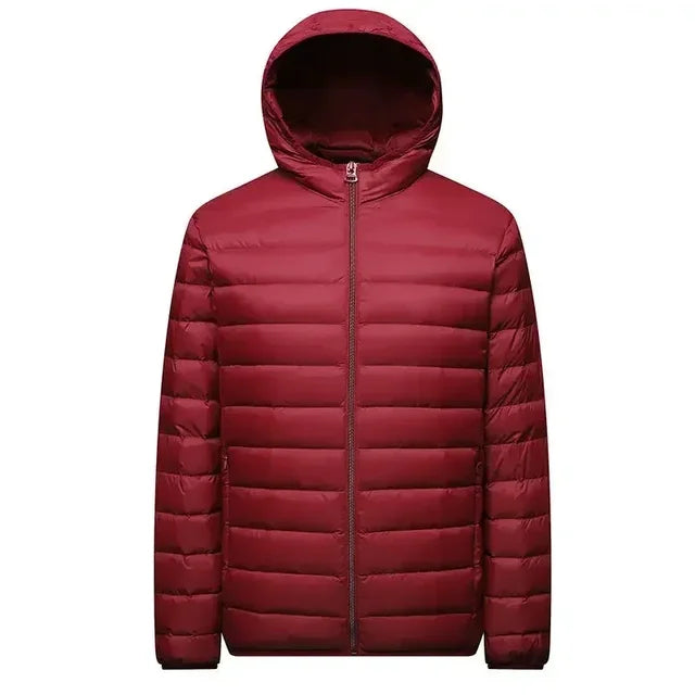 Red lightweight waterproof transition jackets for men