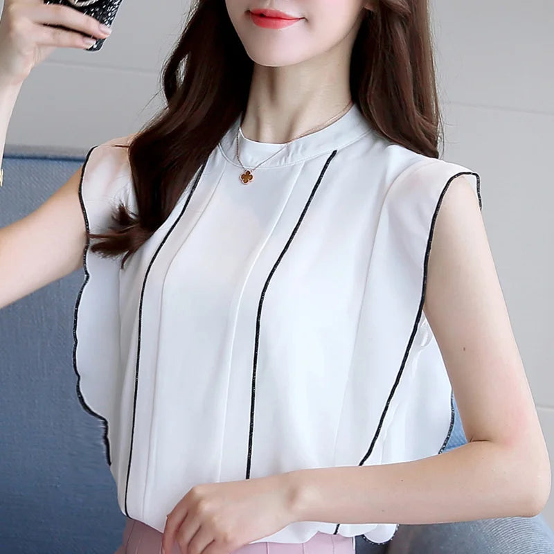 Chiffon blouse for women