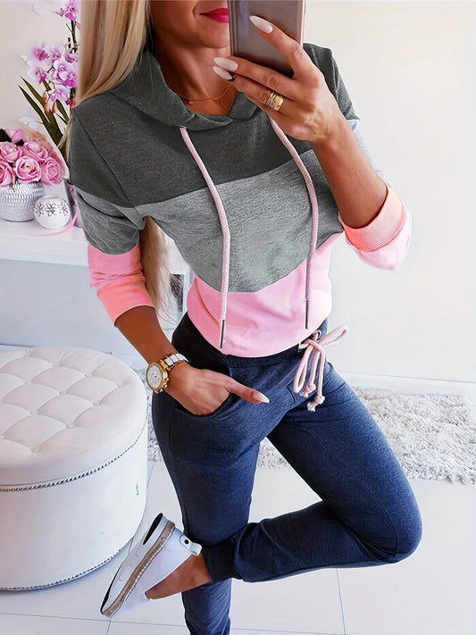 Ladies hooded top