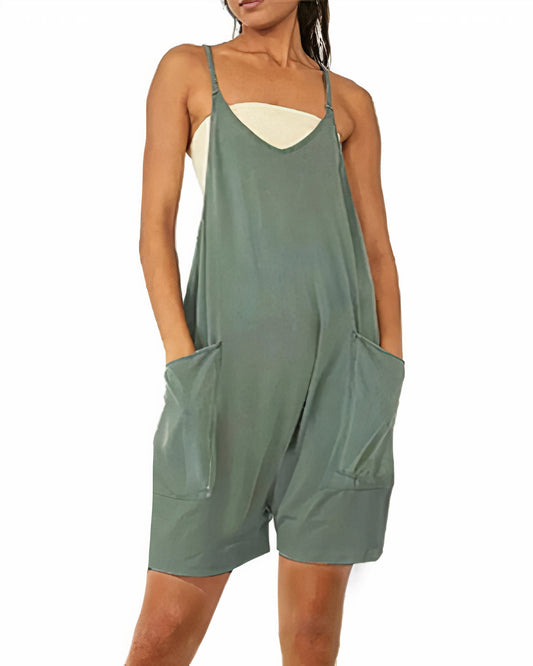 Summer jumpsuit with pockets