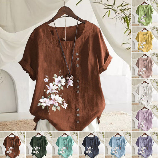 Comfortable cotton linen shirt