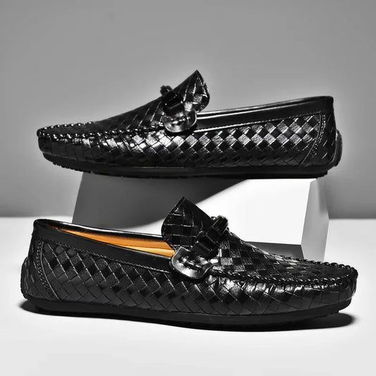 Men's leather loafers