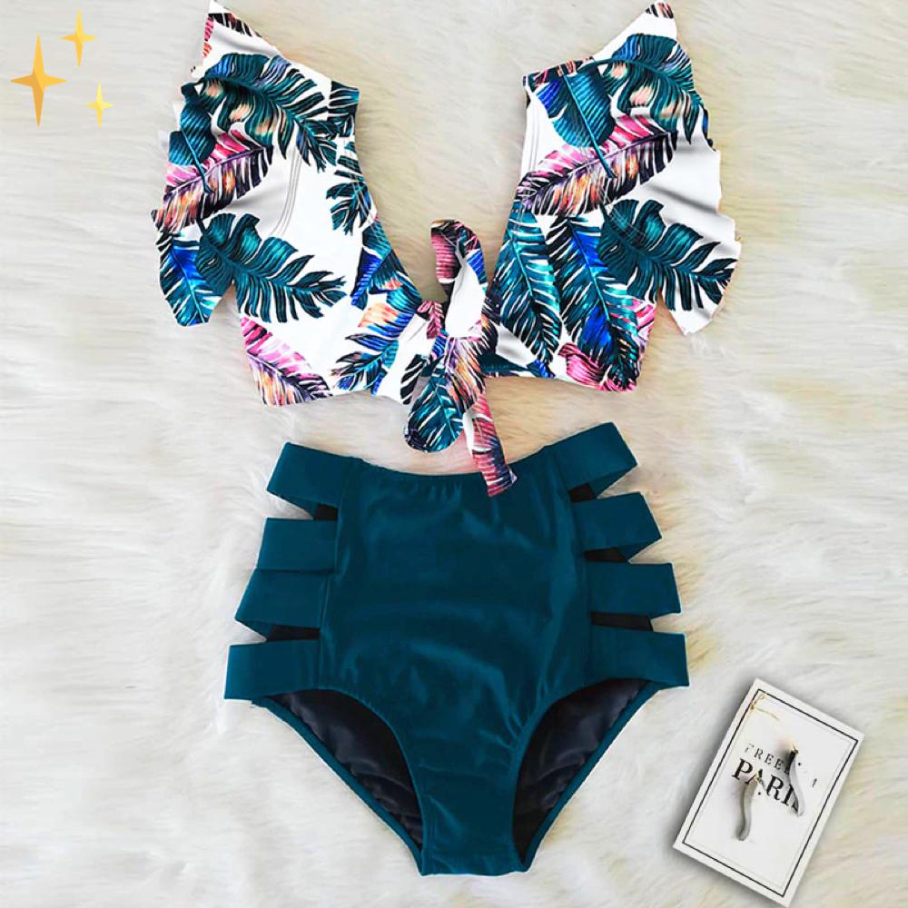 bikini with high-cut bottom + top | The most dazzling bikini for the summer