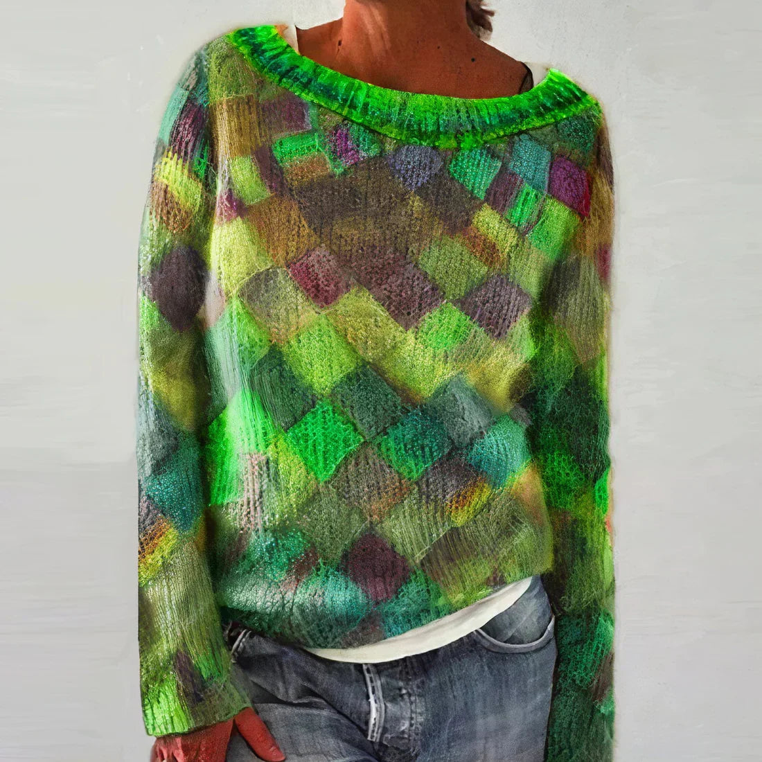 Colourful jumper