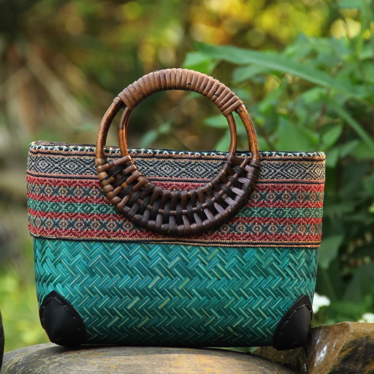 Hand-woven bag