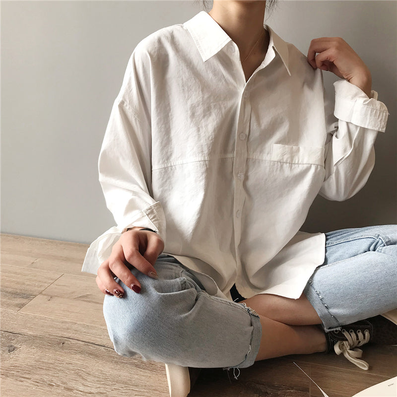 Comfortable, robust oversize blouse