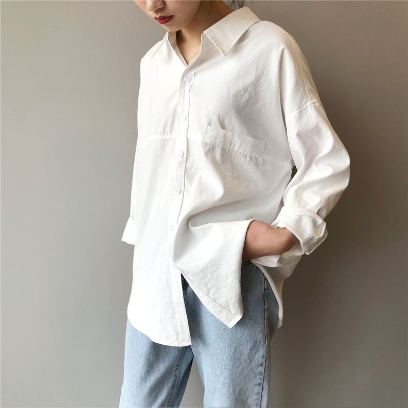 Comfortable, robust oversize blouse