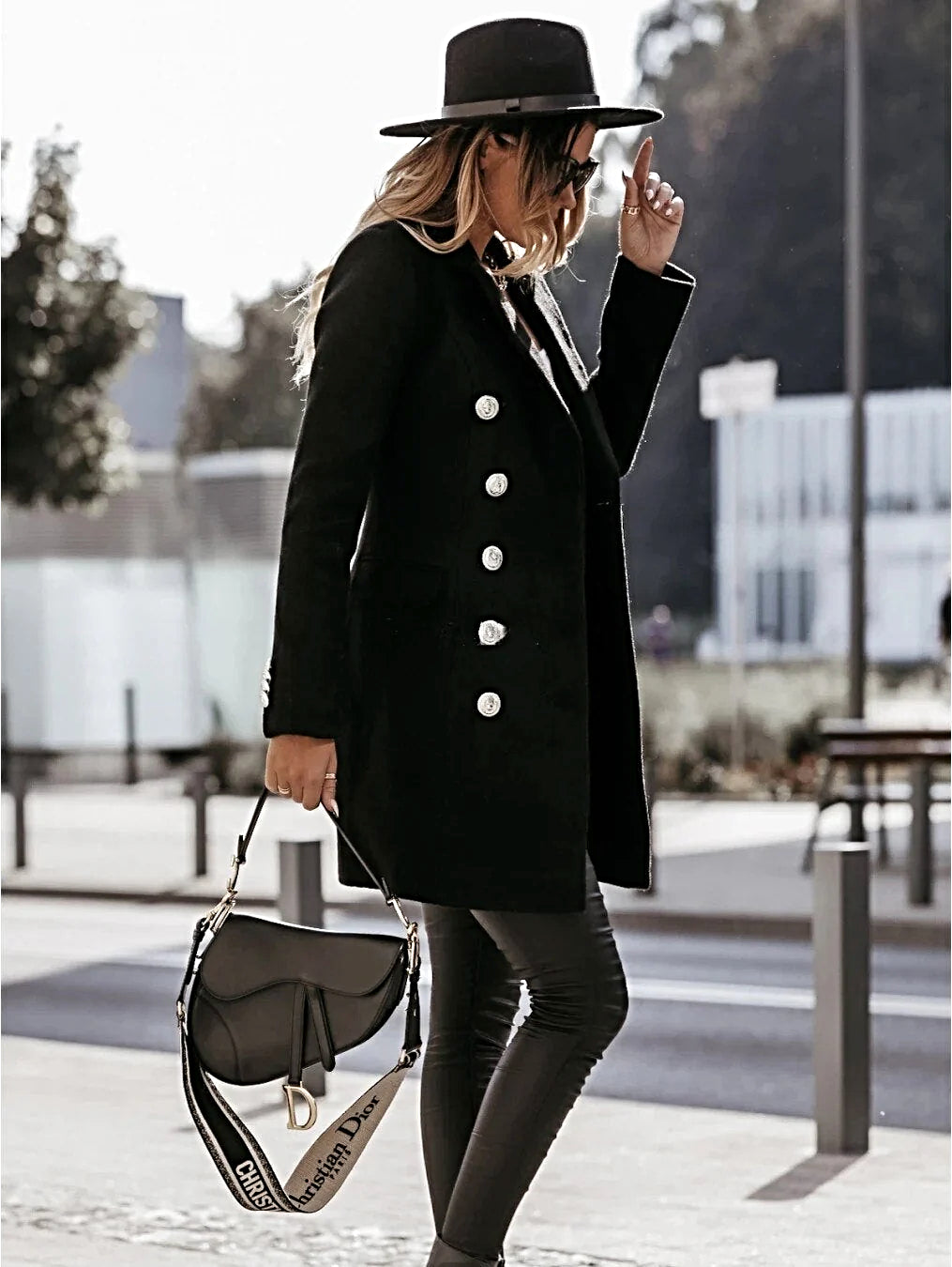 Women - Coat - Unicoloured - Stylish & Versatile Outerwear for All Seasons