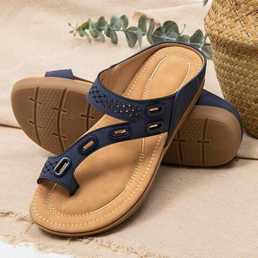 Retro flip flops summer sandals