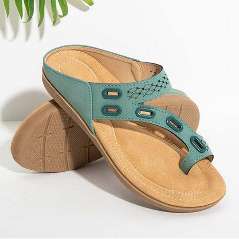 Retro flip flops summer sandals