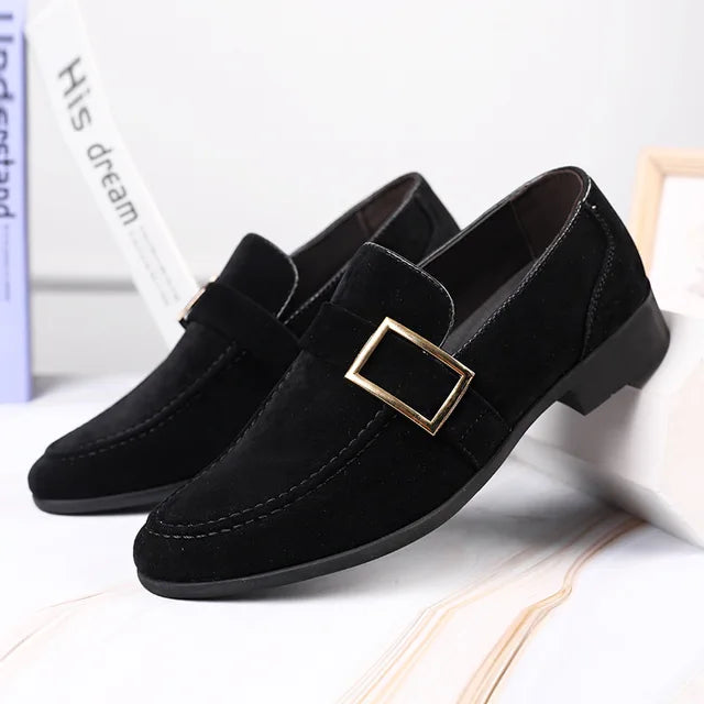 Suede Business Loafers