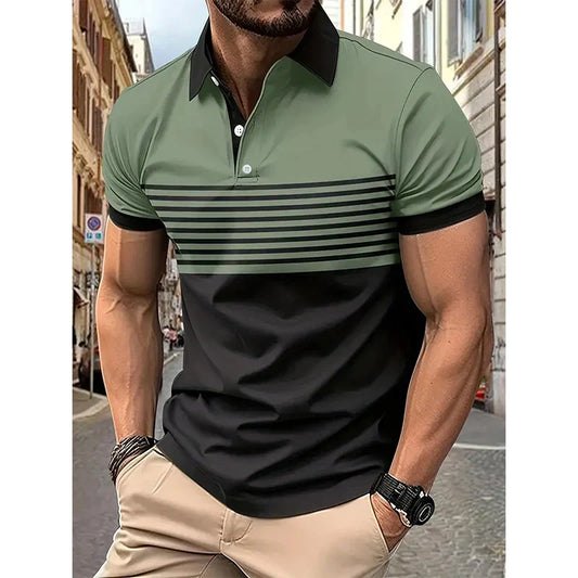 Men's Business Casual Polo Shirt