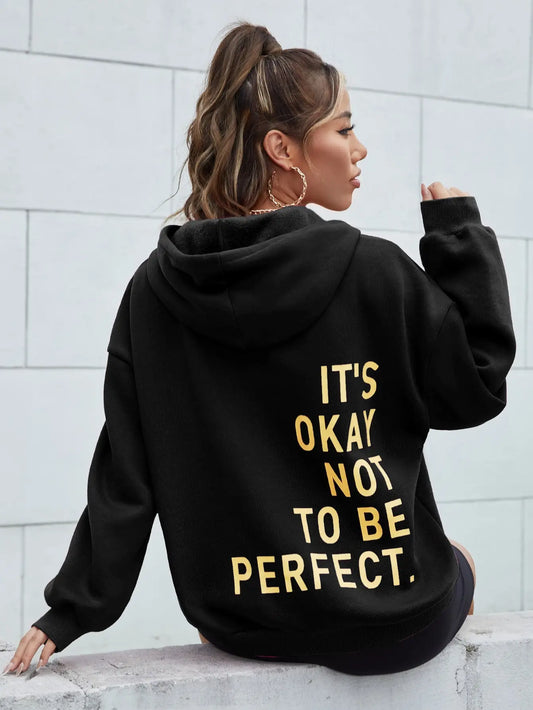 Imperfect art hooded jacket