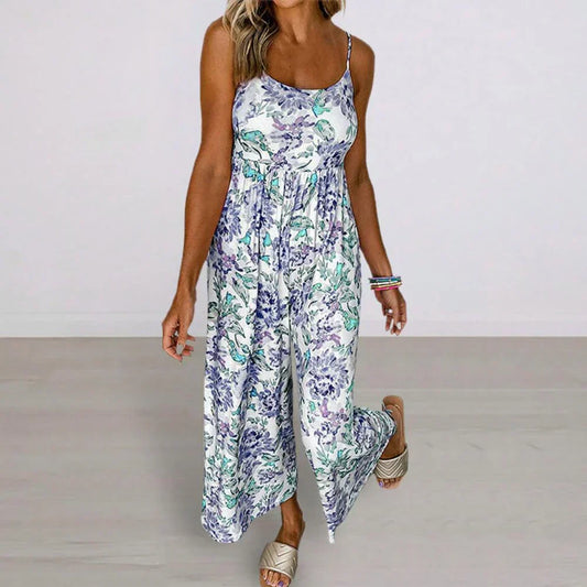 Jumpsuit with floral print