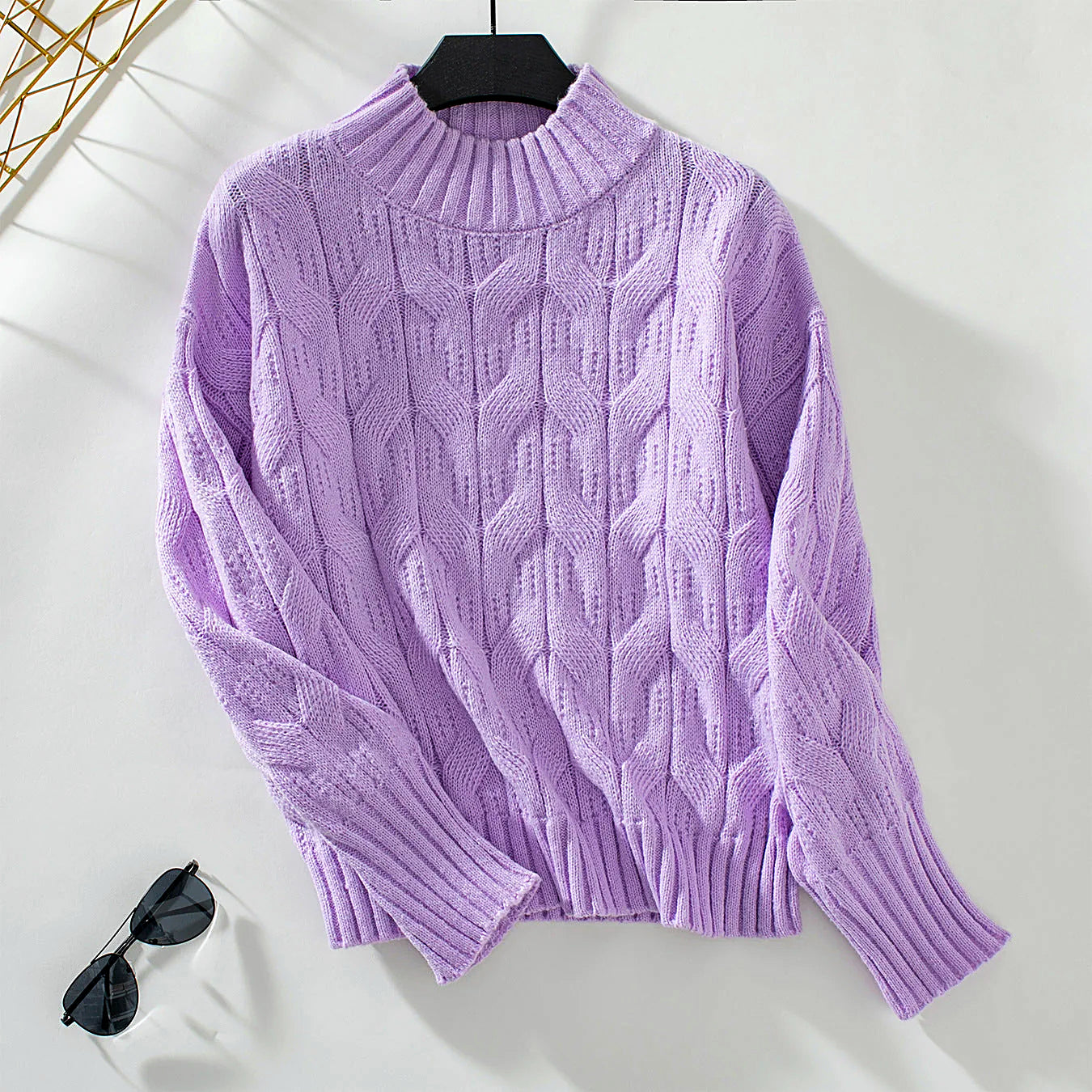 Women - Knitted Sweater - Cozy Material, Modern Design - Stylish Women's Jumper for Every Occasion