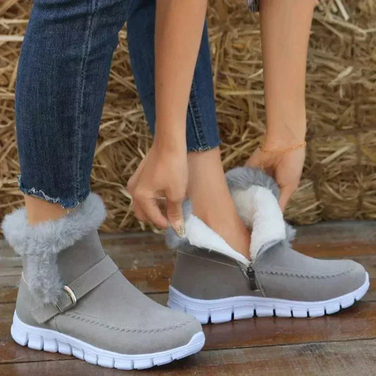 Winter boots with fur lining for women