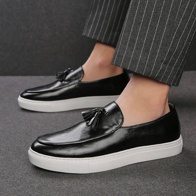 Italian Leather Loafers