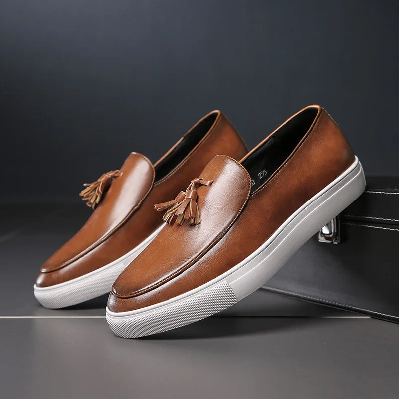 Italian Leather Loafers