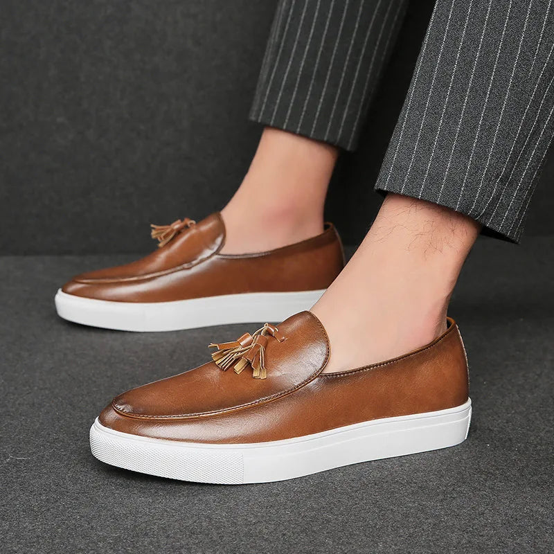 Italian Leather Loafers