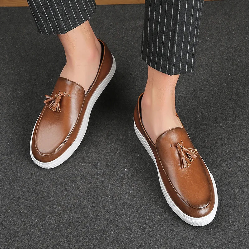 Italian Leather Loafers