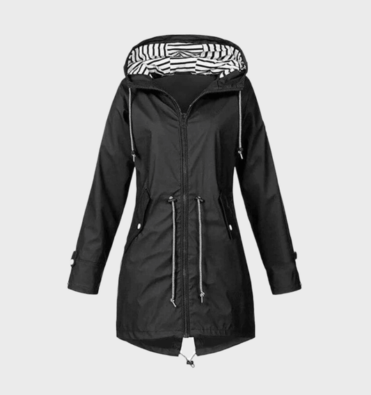 Waterproof parka jacket with hood