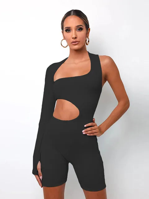 Asymmetric jumpsuit