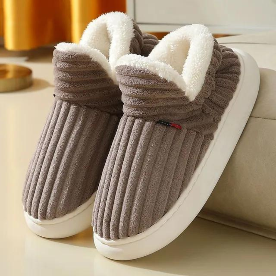 Women - Slippers - Soft Fleece - Cozy Warm Comfort Footwear for Everyday Relaxation