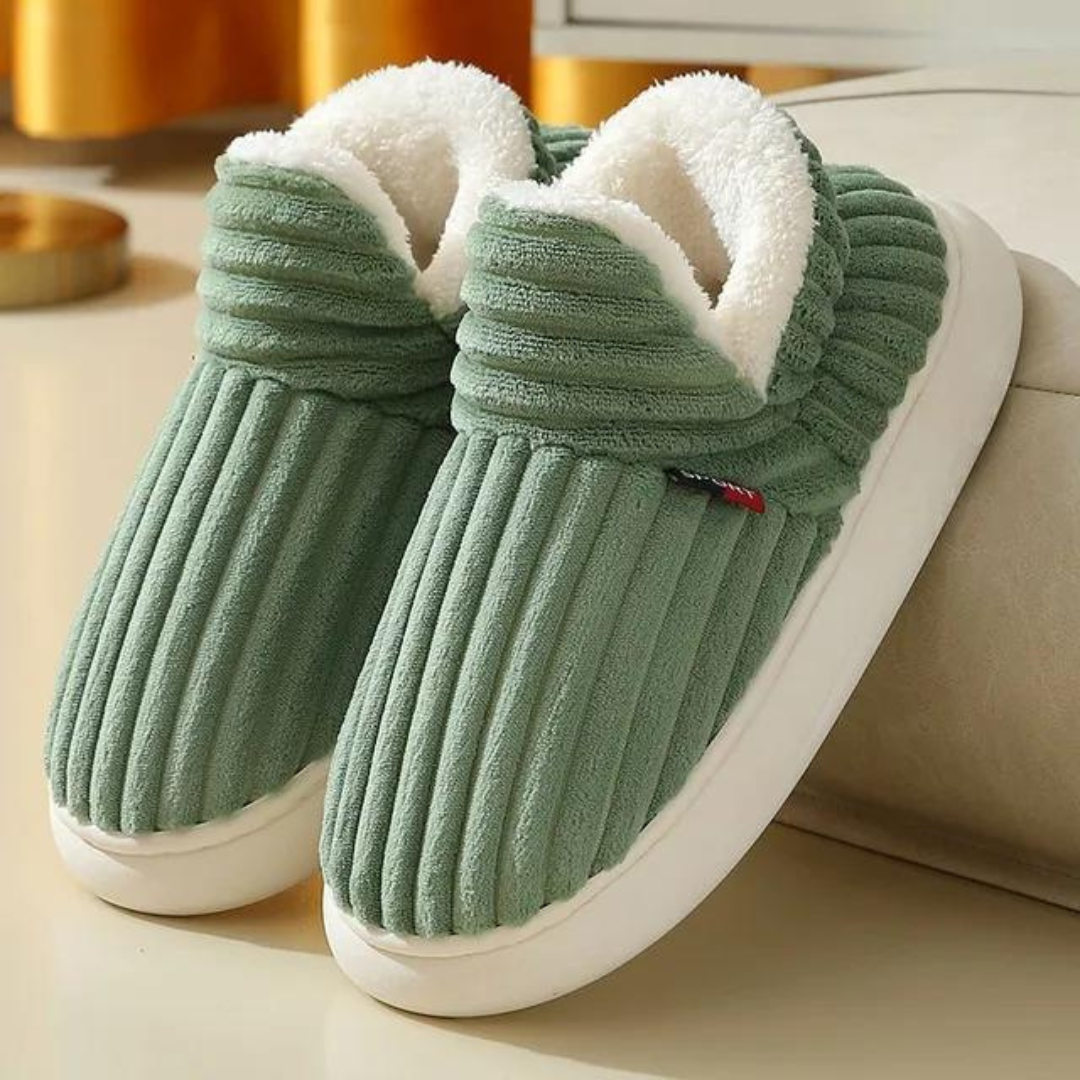 Women - Slippers - Soft Fleece - Cozy Warm Comfort Footwear for Everyday Relaxation