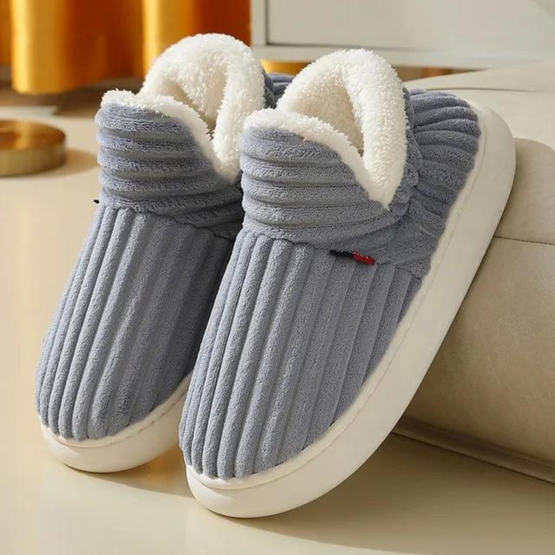 Women - Slippers - Soft Fleece - Cozy Warm Comfort Footwear for Everyday Relaxation