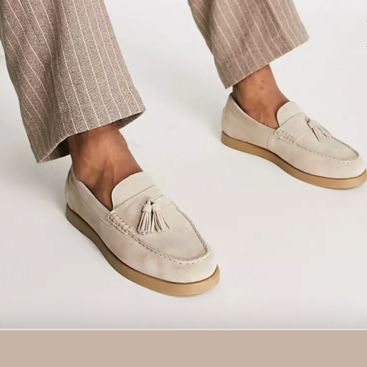 Classic men's suede loafers