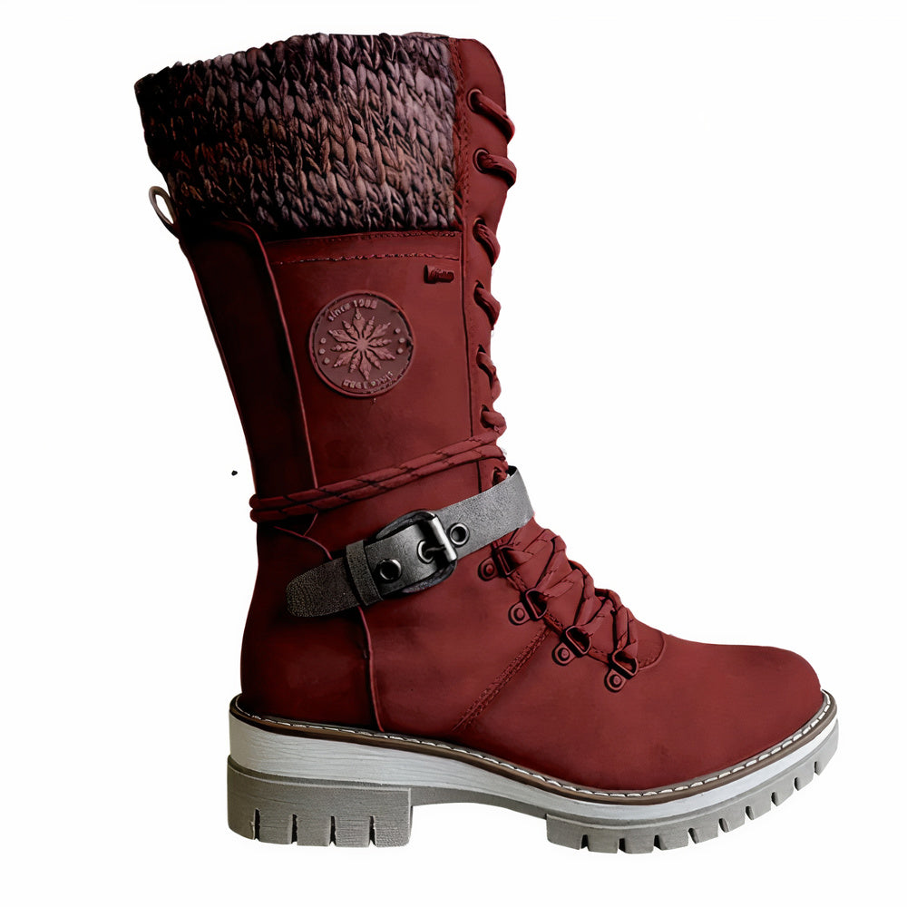 Comfortable boots with non-slip sole