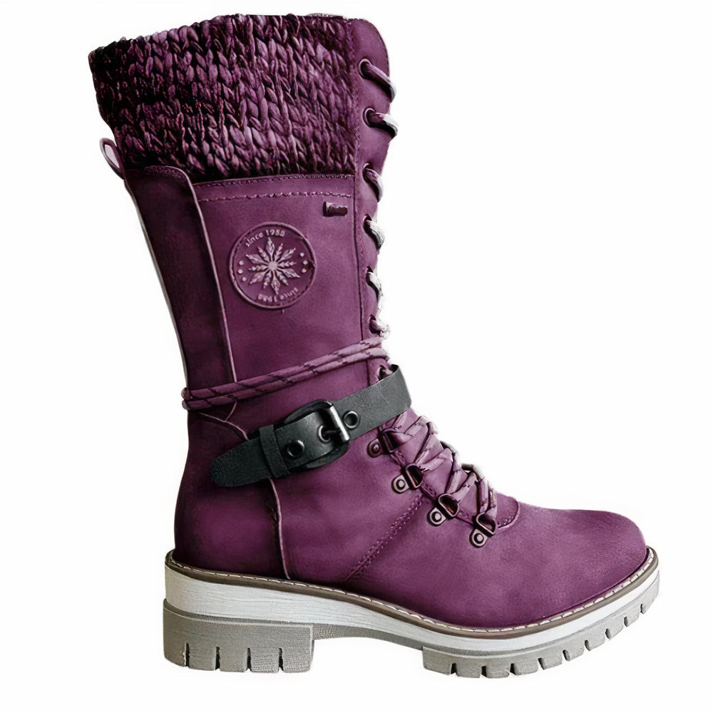 Comfortable boots with non-slip sole