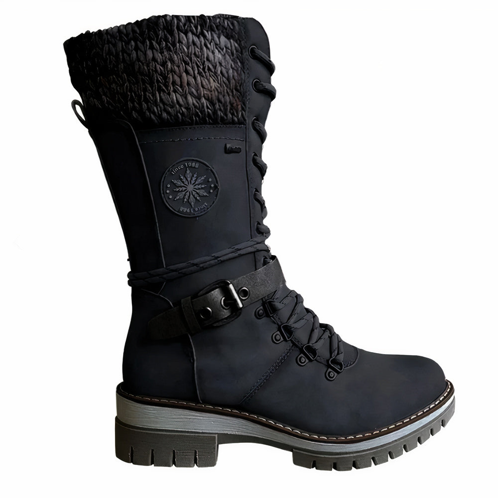 Comfortable boots with non-slip sole